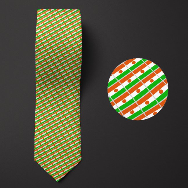 Cravate Drapeau du Motif nigérien (Créateur téléchargé)