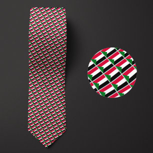 Cravate Drapeau du Motif soudanais