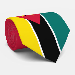 Cravate Drapeau du Mozambique (drapeau national) (Afrique)