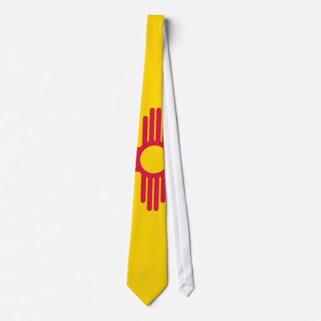 Cravate Drapeau du Nouveau-Mexique (Devant)