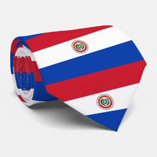Cravate Drapeau du Paraguay