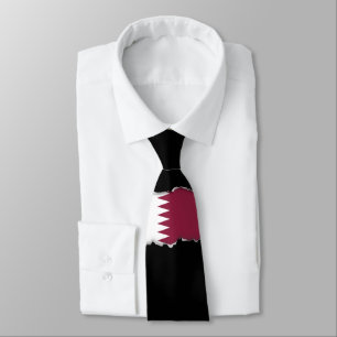 Cravate Drapeau du Qatar
