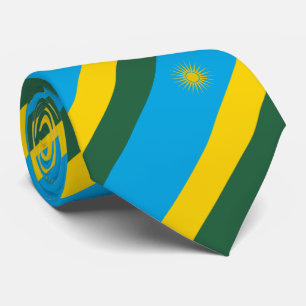 Cravate Drapeau du Rwanda