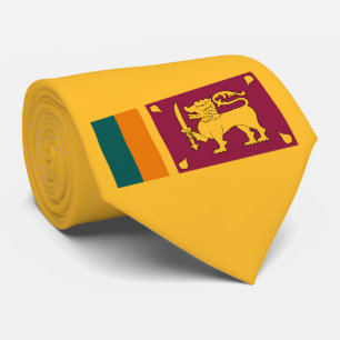 Cravate Drapeau du Sri Lanka