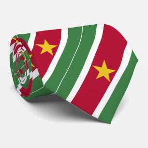 Cravate Drapeau du Suriname