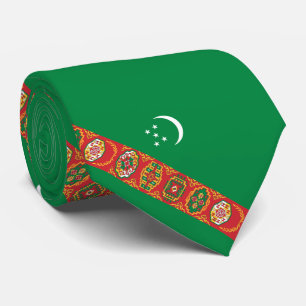 Cravate Drapeau du Turkménistan