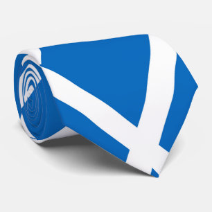 Cravate Drapeau écossais Saltire