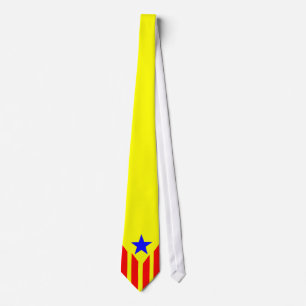 Cravate Drapeau Estelada Catalanne