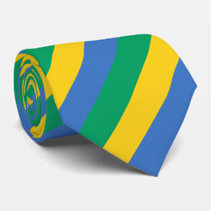 Cravate Drapeau Gabon