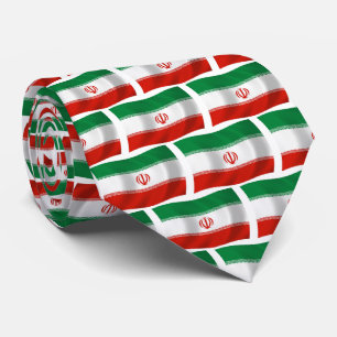Cravate Drapeau Iranien