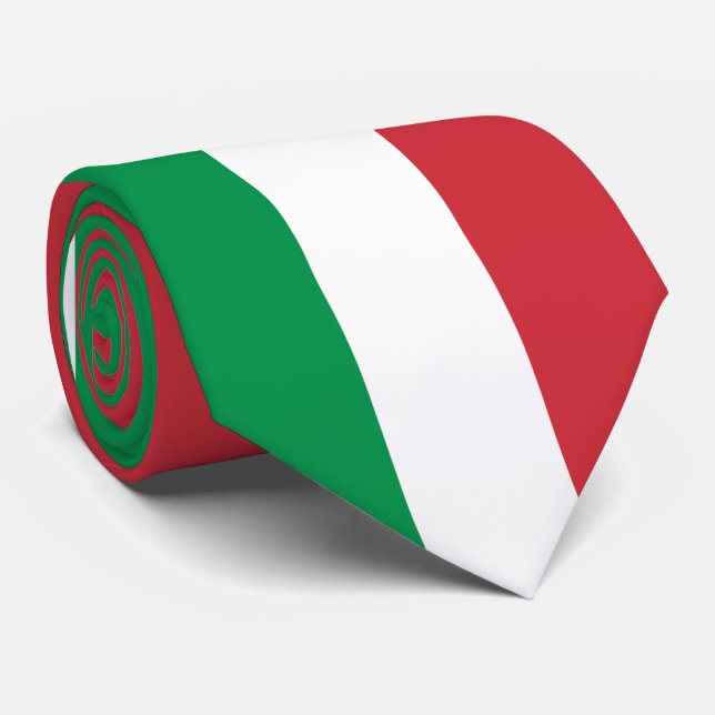 Cravate Drapeau Italie (Roulé)