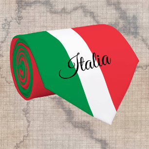 Cravate Drapeau italien & Italie affaires, Voyage / fans d