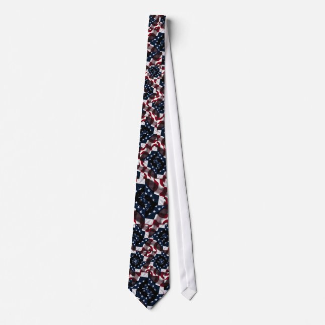 Cravate Drapeau Kaleidascope (Devant)