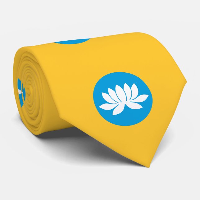 Cravate Drapeau Kalmykia (Roulé)