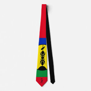 Cravate drapeau kanak