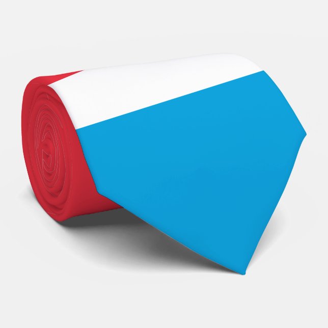 Cravate Drapeau Luxembourg (Roulé)