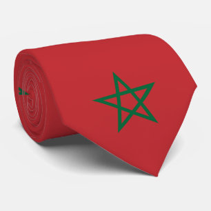 Cravate Drapeau Maroc