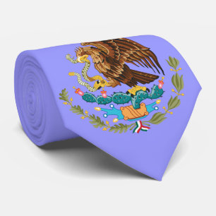 Cravate Drapeau mexicain Aigle mexicain