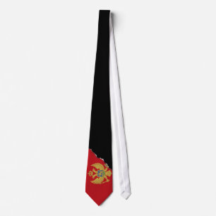 Cravate Drapeau monténégrin