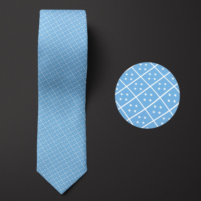 Cravate Drapeau Motif de Micronésie (Créateur téléchargé)
