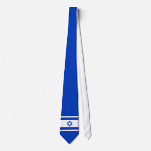 Cravate Drapeau national d'Israël - Version authentique