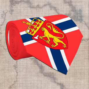 Cravate Drapeau norvégien & affaires Norvège, voyage / spo