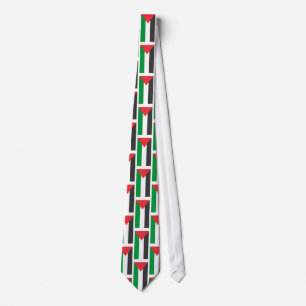 Cravate Drapeau palestinien Free Palestine personnalisé