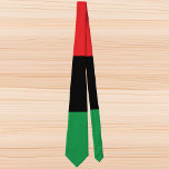 Cravate Drapeau panafricain Kwanzaa<br><div class="desc">Drapeau panafricain Kwanzaa cravate</div>