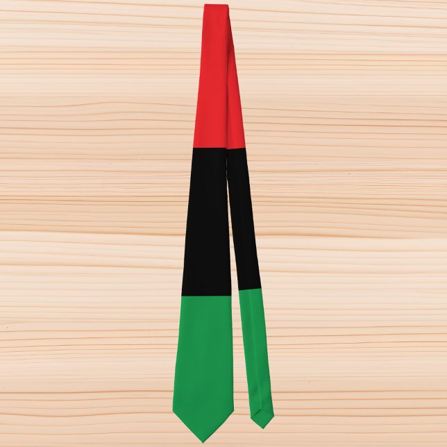 Cravate Drapeau panafricain Kwanzaa (Créateur téléchargé)