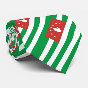 Cravate Drapeau patriotique d'Abkhazie