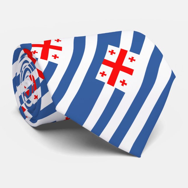 Cravate Drapeau patriotique d'Adjara (Roulé)