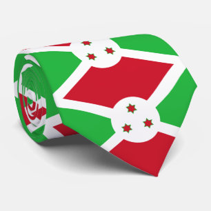 Cravate Drapeau patriotique du Burundi