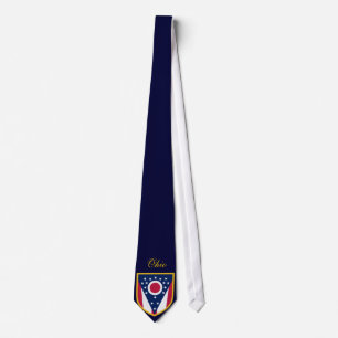 Cravate Drapeau personnalisé de l'Ohio