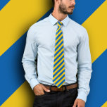 Cravate Drapeau personnalisé Ukraine<br><div class="desc">Ukraine Drapeau professionnel et élégant cravate de bureau avec un arrière - plan motif bleu et jaune classique, imprimé recto verso. Ce modèle de cravate présente un design motif simple bleu et jaune du drapeau ukrainien. Créez vos propres cadeaux personnalisés avec cette facile à utiliser Ukraine Cravate modèle produit personnalisé,...</div>