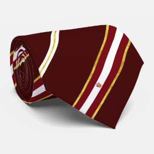Cravate Drapeau péruvien de rayures