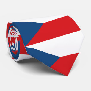 Cravate Drapeau République tchèque