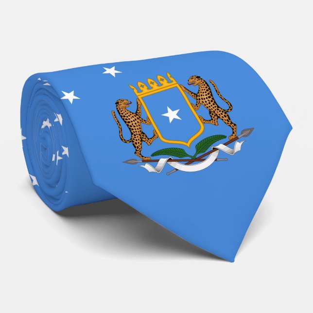 Cravate Drapeau somalien et armoiries, Drapeau somalien (Roulé)