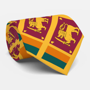 Cravate Drapeau Sri Lanka