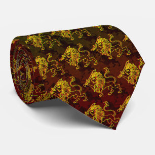 Cravate Drapeau Sri Lanka Design Lion Bouteille d'eau