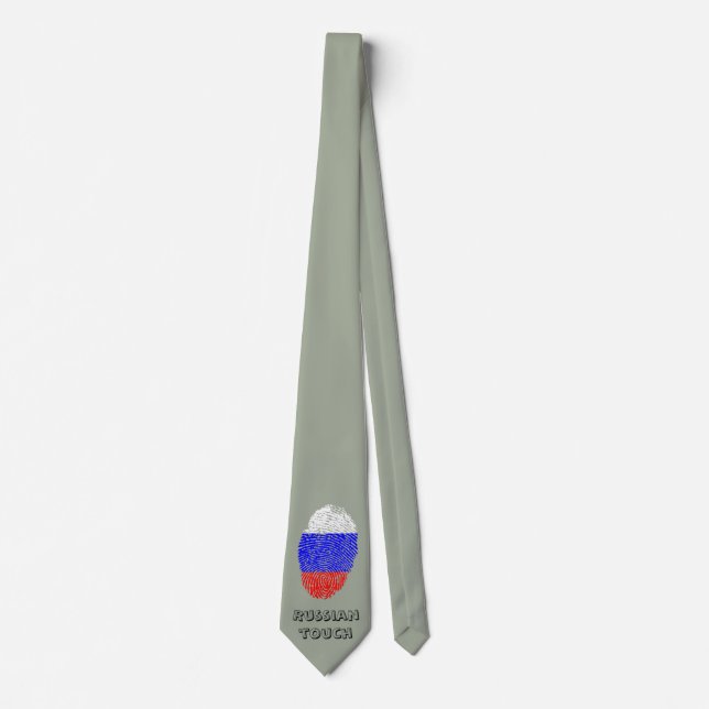 Cravate Drapeau tactile russe (Devant)
