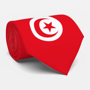 Cravate drapeau tunisien
