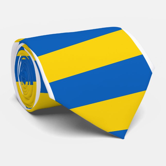 Cravate Drapeau Ukraine (Roulé)