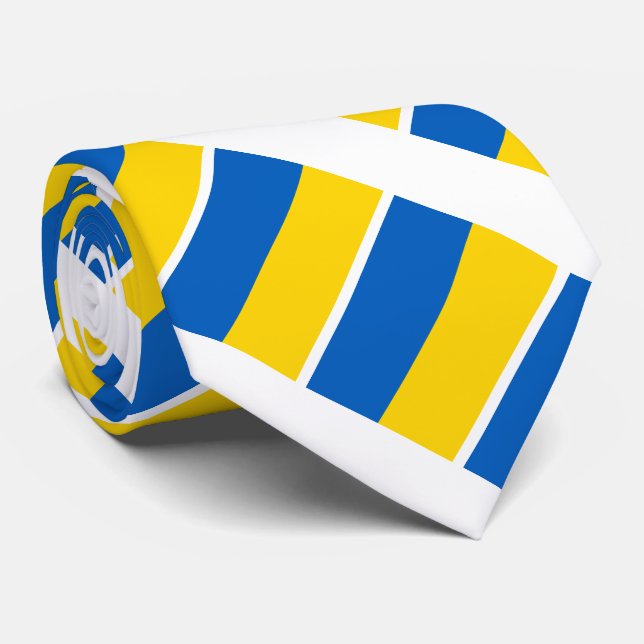 Cravate Drapeau ukrainien (Roulé)