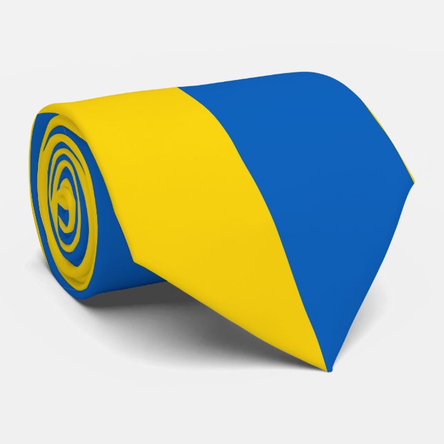 Cravate Drapeau ukrainien (Roulé)