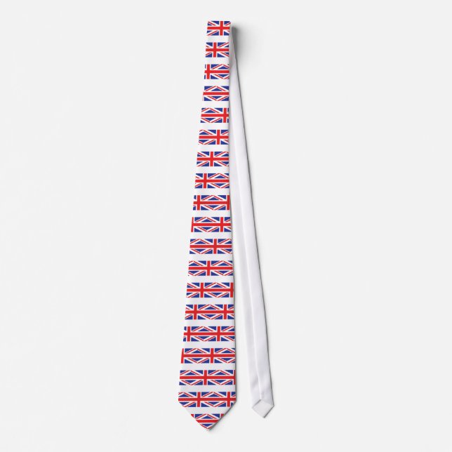 Cravate Drapeau Union Jack UK (Devant)