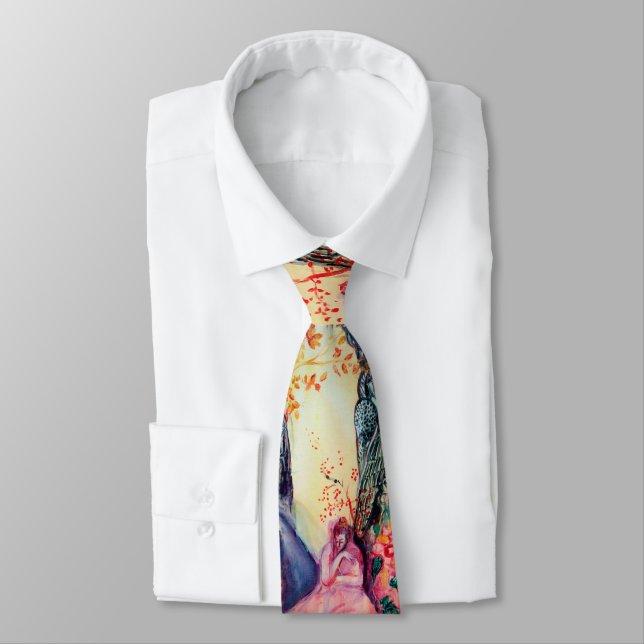 Cravate DREAM D'OR / Méditation Yoga Jardin Zen (Attaché)