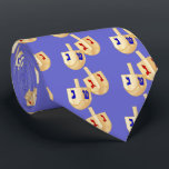 Cravate Dreidels<br><div class="desc">Deux dreidels en bois</div>