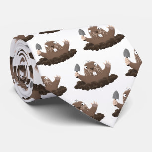 Cravate Drôle gopher de poche creusant dessin dessin de de