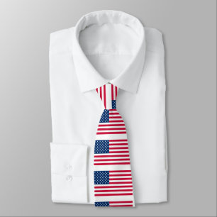 Cravate du drapeau américain - USA - Patriotique
