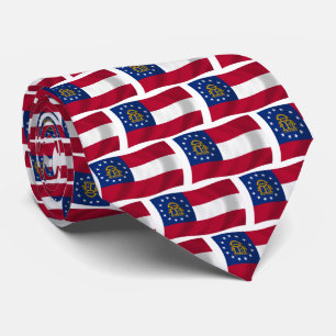 Cravate du drapeau de la Géorgie